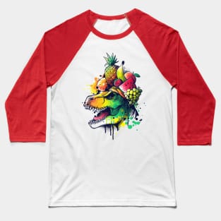 t rex fruit hat Baseball T-Shirt